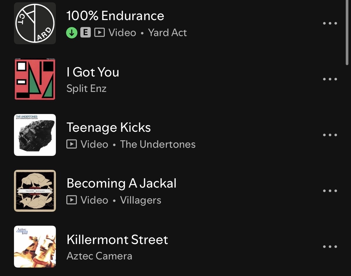 Intro playlist